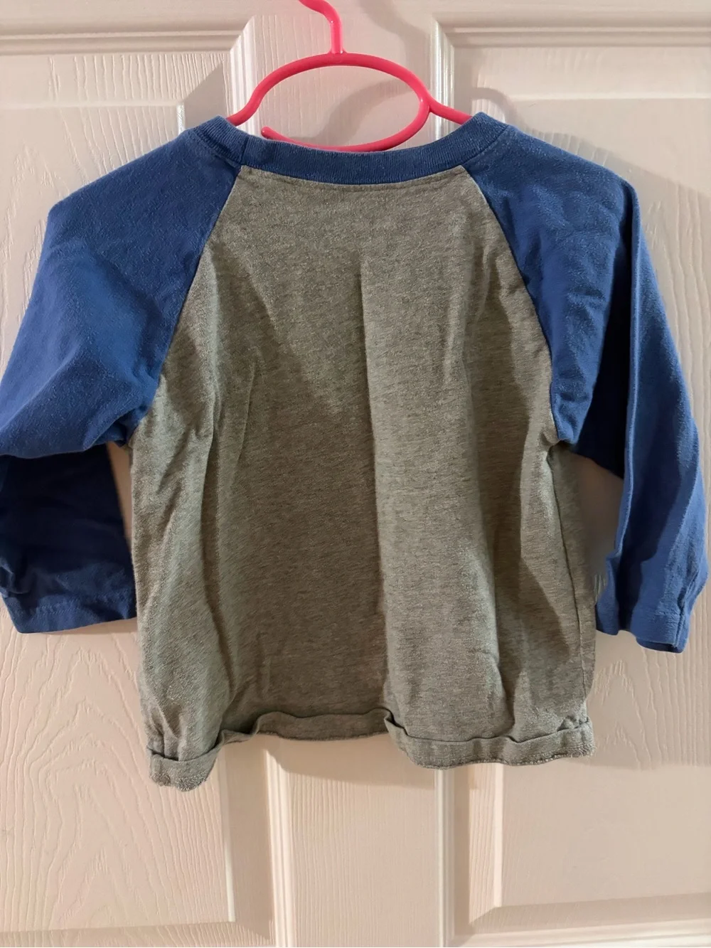 GAP Boys Blue & Gray Chopper Raglan Tee